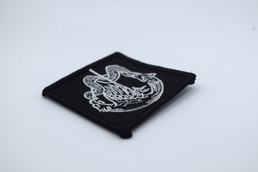Snake & Eagle Logo Iron-On Patches